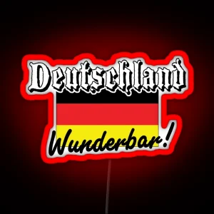 Deutschland Wunderbar RGB Neon Sign