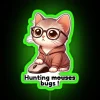 Developer Cat Chasing Mice Bugs RGB Neon Sign - Image 4
