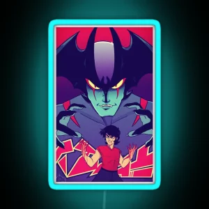 Devilman Crybaby Akira Fudo RGB Neon Sign