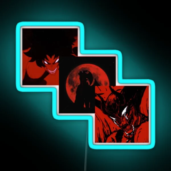 DEVILMAN CRYBABY AKIRA Themed Design RGB Neon Sign
