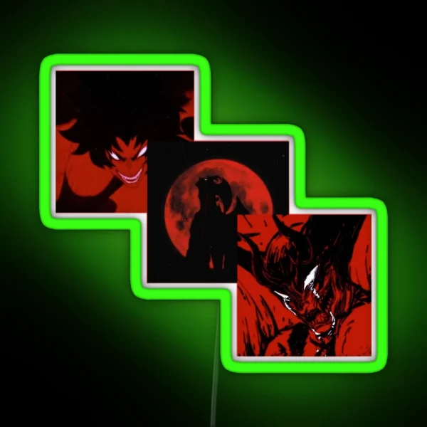 DEVILMAN CRYBABY AKIRA Themed Design RGB Neon Sign