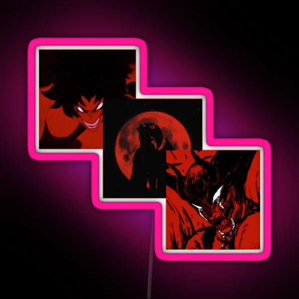 DEVILMAN CRYBABY AKIRA Themed Design RGB Neon Sign