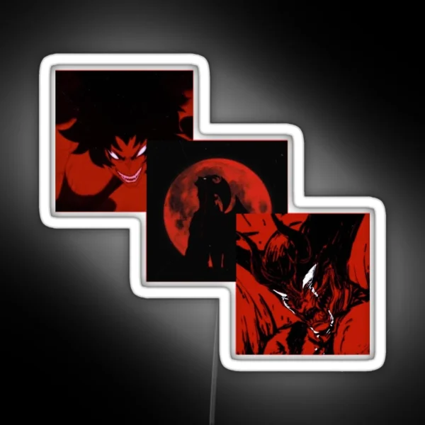 DEVILMAN CRYBABY AKIRA Themed Design RGB Neon Sign