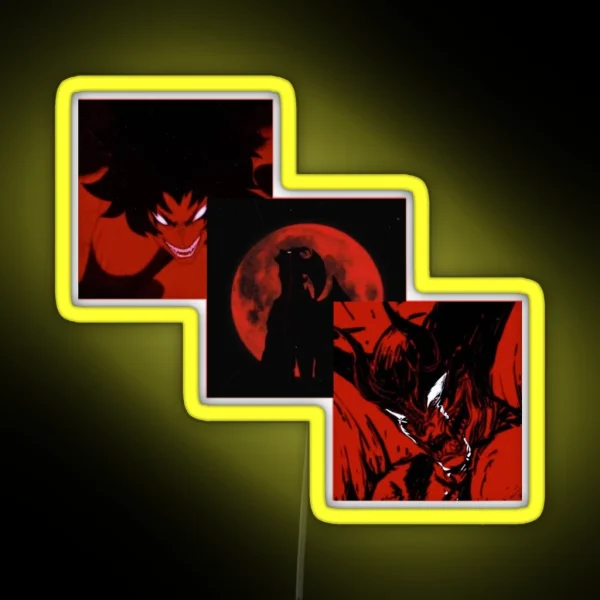 DEVILMAN CRYBABY AKIRA Themed Design RGB Neon Sign