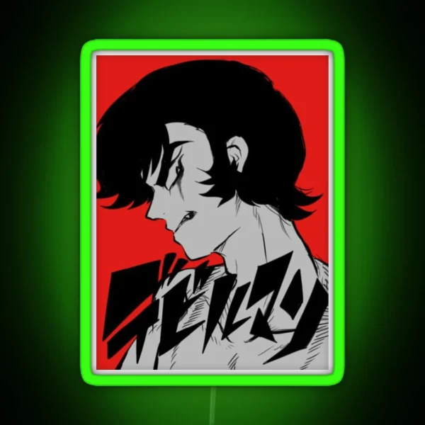 Devilman Crybaby Anime RGB Neon Sign