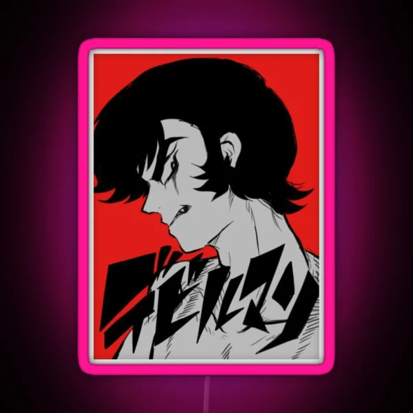 Devilman Crybaby Anime RGB Neon Sign