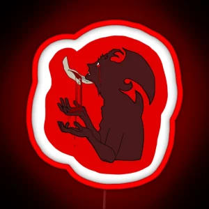 Devilman Crybaby Art RGB Neon Sign