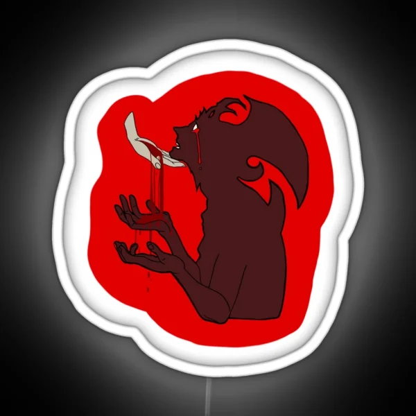 Devilman Crybaby Art RGB Neon Sign