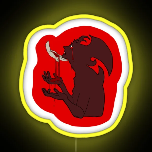 Devilman Crybaby Art RGB Neon Sign