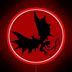 Devilman Crybaby Bloody Moon RGB Neon Sign