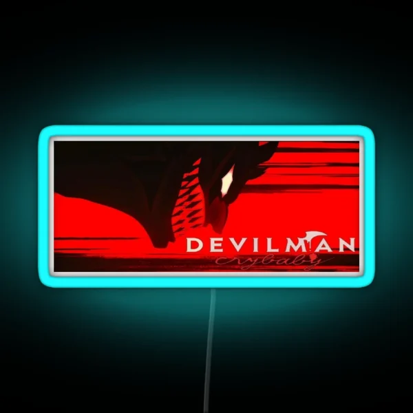 Devilman Crybaby Epic Anime Design RGB Neon Sign