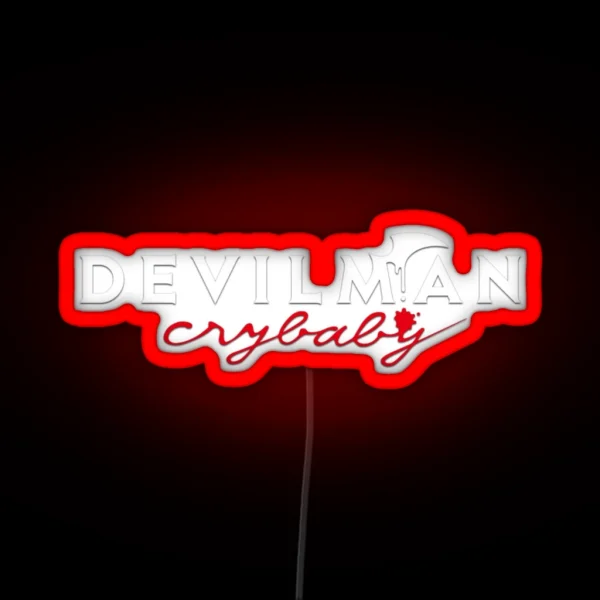 Devilman Crybaby Logo RGB Neon Sign