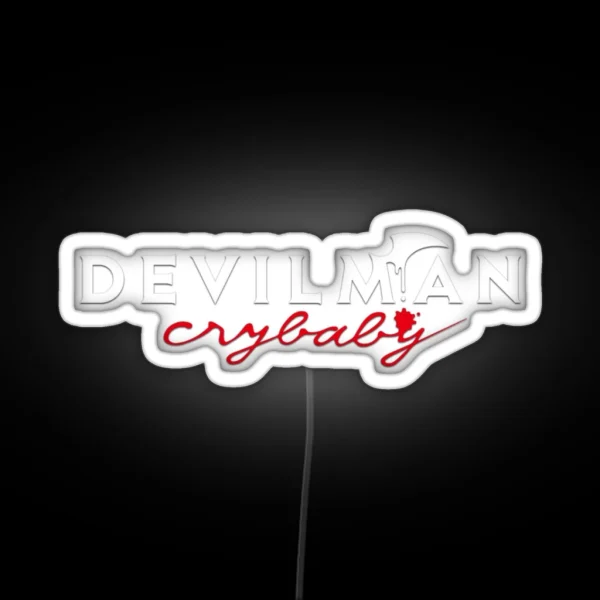 Devilman Crybaby Logo RGB Neon Sign