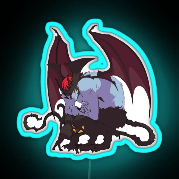 Devilman Crybaby RGB Neon Sign