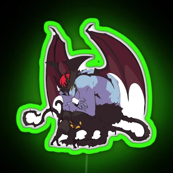 Devilman Crybaby RGB Neon Sign