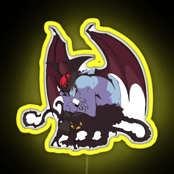 Devilman Crybaby RGB Neon Sign
