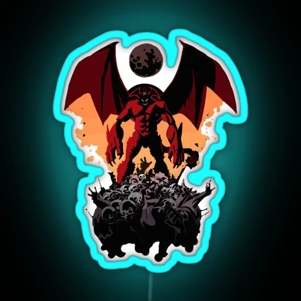 Devilman Crybaby RGB Neon Sign