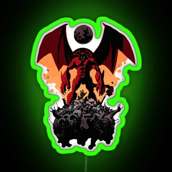 Devilman Crybaby RGB Neon Sign
