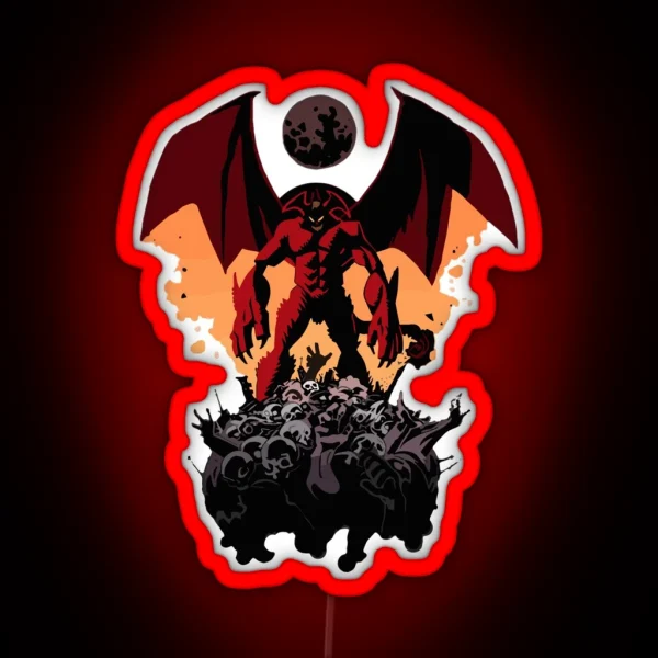 Devilman Crybaby RGB Neon Sign