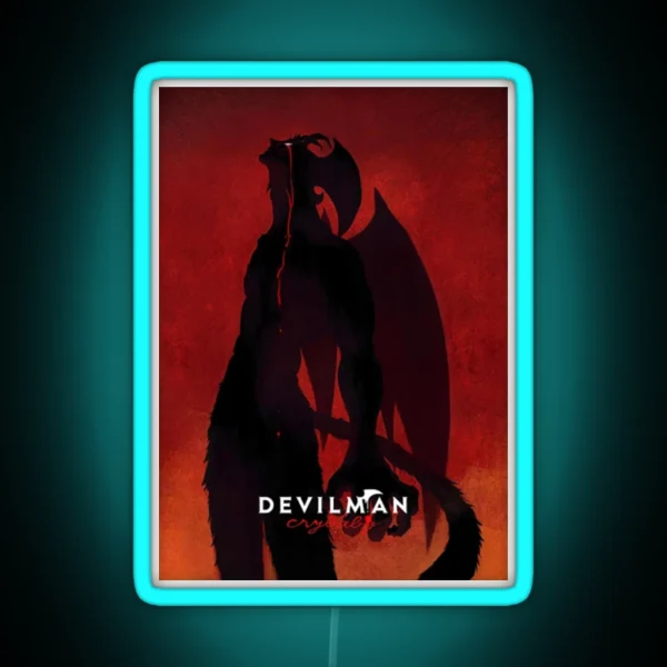 Devilman Crybaby RGB Neon Sign