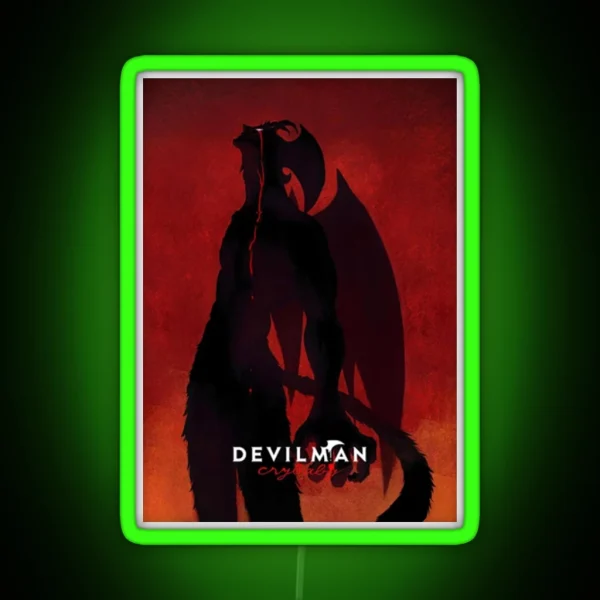 Devilman Crybaby RGB Neon Sign