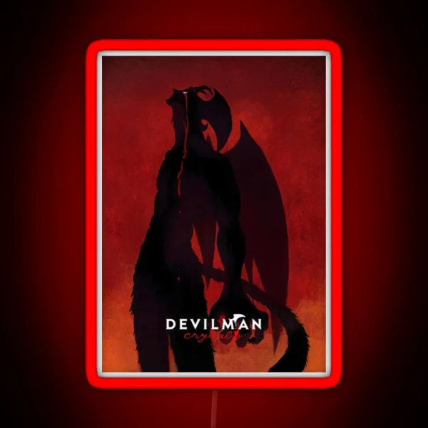 Devilman Crybaby RGB Neon Sign