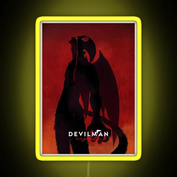 Devilman Crybaby RGB Neon Sign