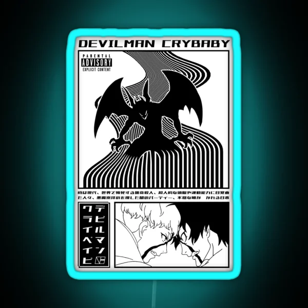 DEVILMAN CRYBABY RGB Neon Sign