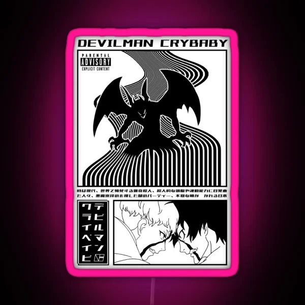 DEVILMAN CRYBABY RGB Neon Sign