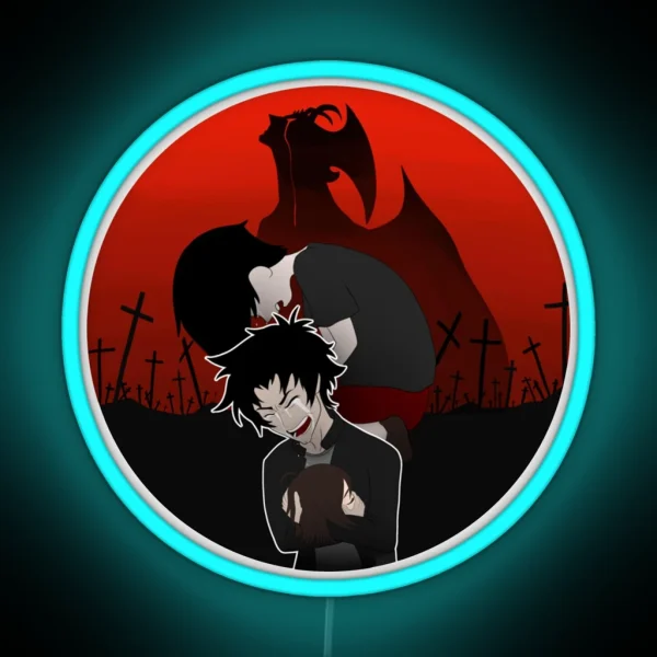 Devilman Crybaby RGB Neon Sign