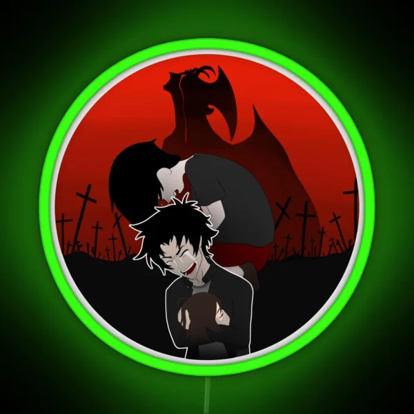 Devilman Crybaby RGB Neon Sign