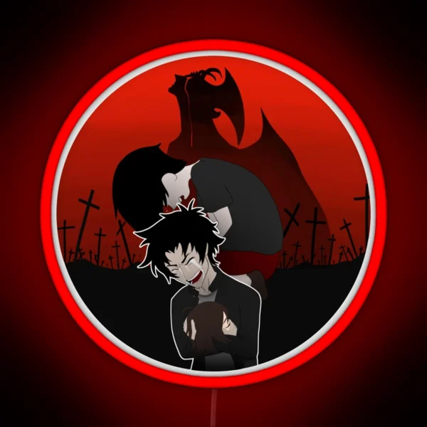 Devilman Crybaby RGB Neon Sign