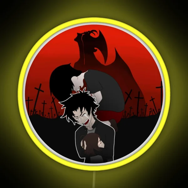 Devilman Crybaby RGB Neon Sign
