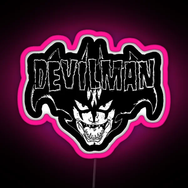 Devilman Crybaby RGB Neon Sign