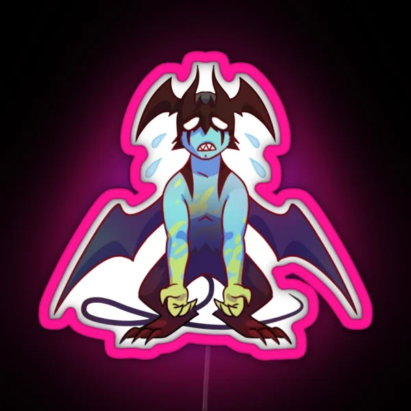 Devilman Crybaby RGB Neon Sign