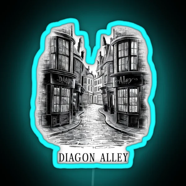 Diagon Alley RGB Neon Sign