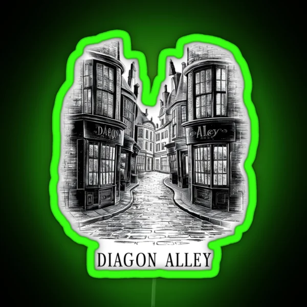 Diagon Alley RGB Neon Sign