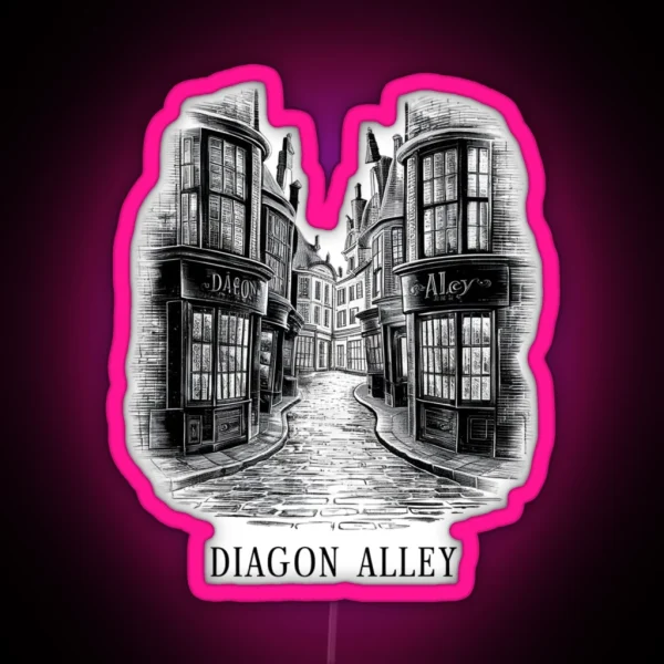 Diagon Alley RGB Neon Sign