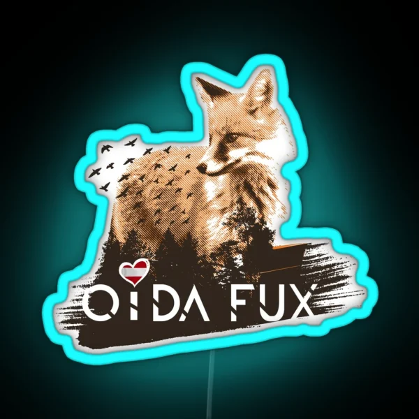 Dialect Austrian Oida Fux RGB Neon Sign