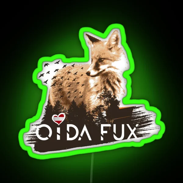 Dialect Austrian Oida Fux RGB Neon Sign