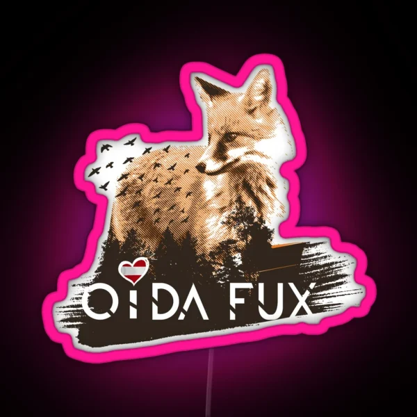 Dialect Austrian Oida Fux RGB Neon Sign