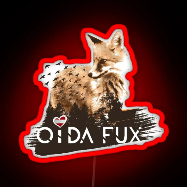 Dialect Austrian Oida Fux RGB Neon Sign