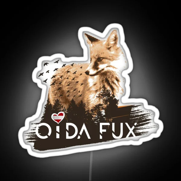 Dialect Austrian Oida Fux RGB Neon Sign