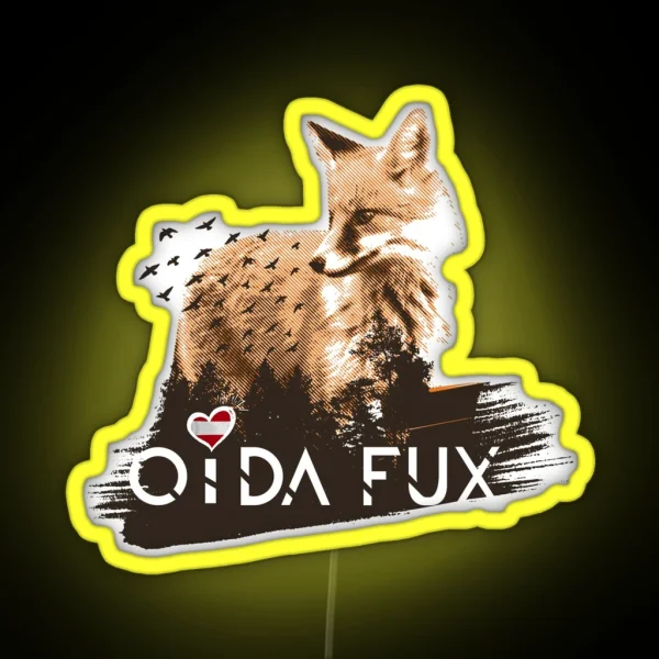 Dialect Austrian Oida Fux RGB Neon Sign