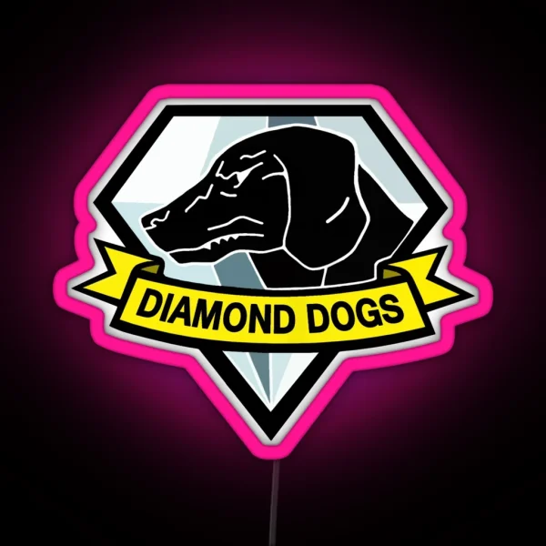 Diamond Dogs MGS RGB Neon Sign