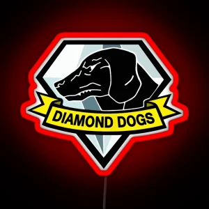 Diamond Dogs MGS RGB Neon Sign