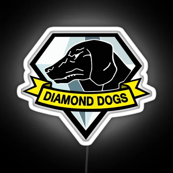 Diamond Dogs MGS RGB Neon Sign