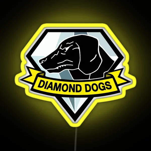 Diamond Dogs MGS RGB Neon Sign