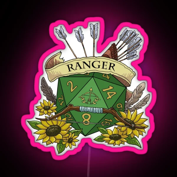 Dice Ranger RGB Neon Sign