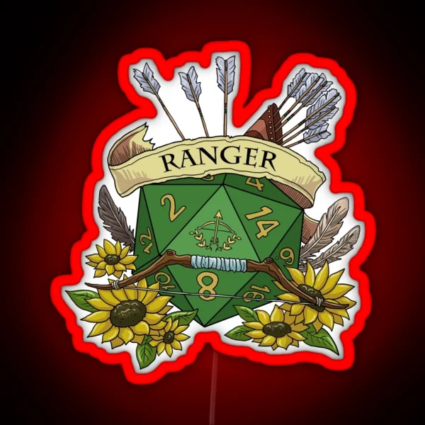 Dice Ranger RGB Neon Sign